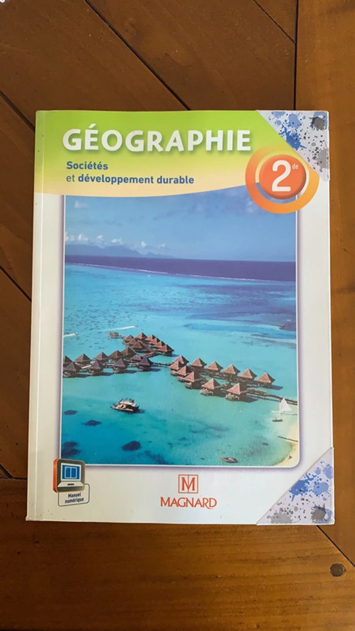 Géographie livre seconde