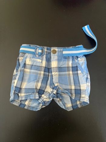 Short bleu 12-18 mois