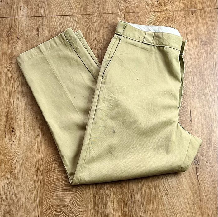 Pantalon champagne (marron clair) Dickies pour homme, taille W 40 x 30 (50 taille française) - photo numéro 4