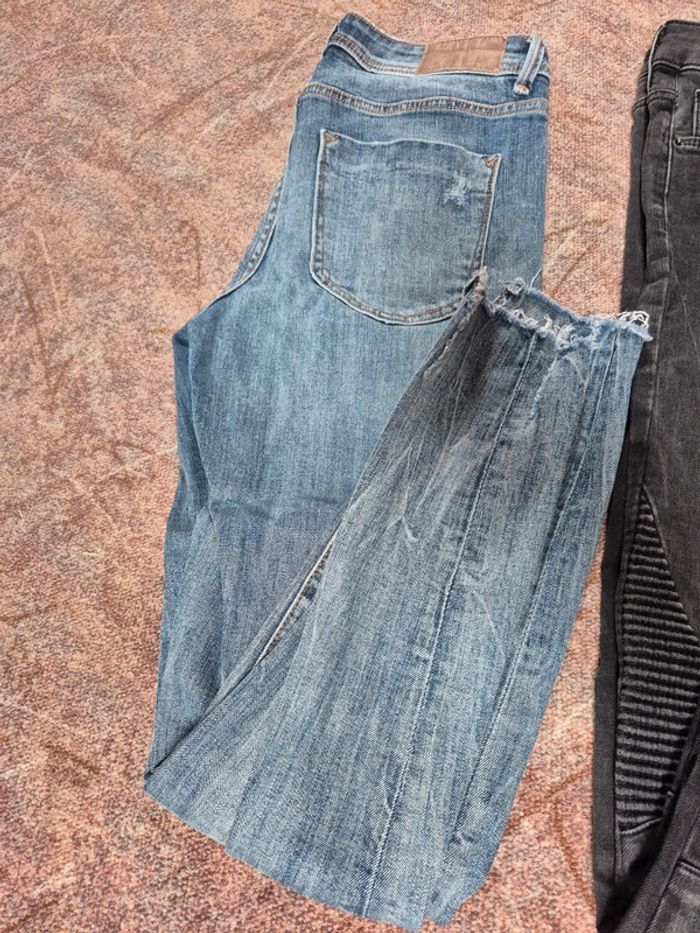 Lot jeans skinny zara taille 36 - photo numéro 2