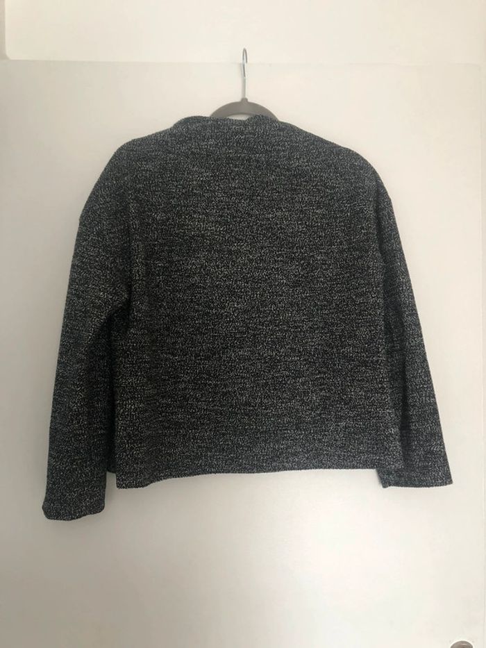 Superbe beau pull avec col drapée Zara neuf avec étiquette taille S - photo numéro 5