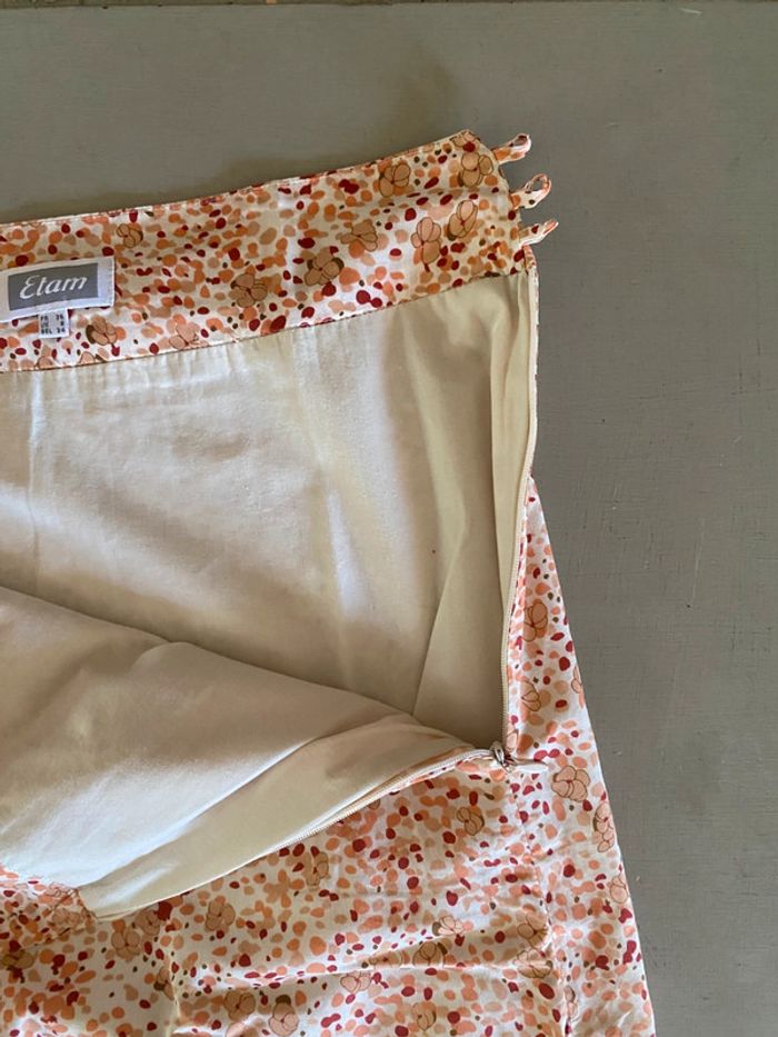 Jupe Etam à fleurs style liberty et pois taille 36 - photo numéro 8
