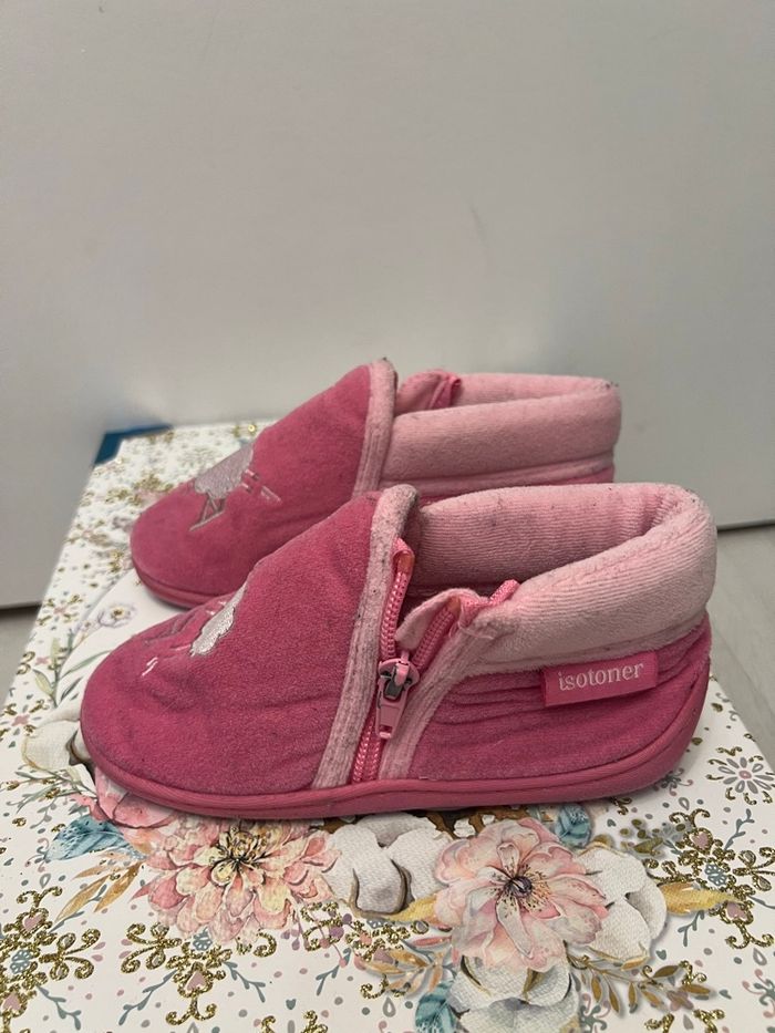 Chausson fille  isotoner rose taille  27 - photo numéro 2