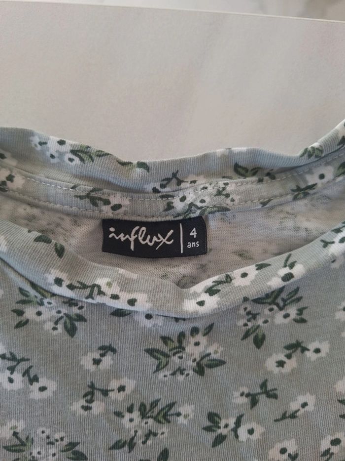 🌿 Robe fleurie fille – Influx – Taille 4 ans - photo numéro 3
