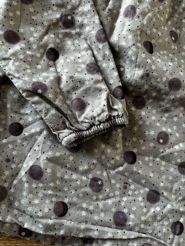 Ensemble blouse legging violet OBAIBI t.12m - photo numéro 2