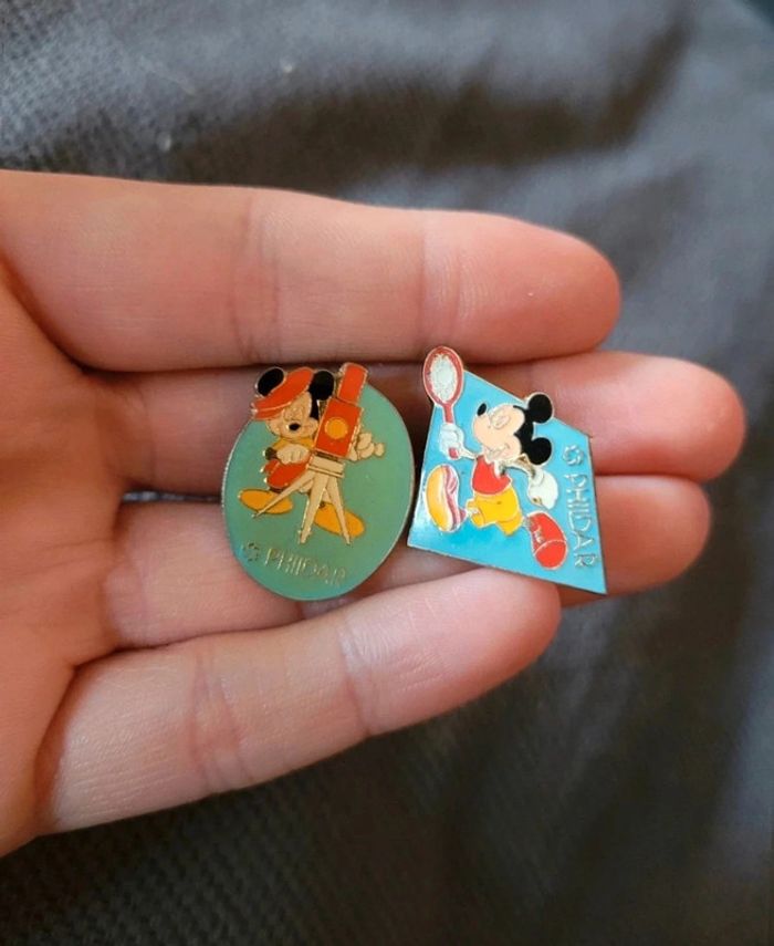 2 pins mickey disney phildar