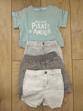 Lot short 12 mois