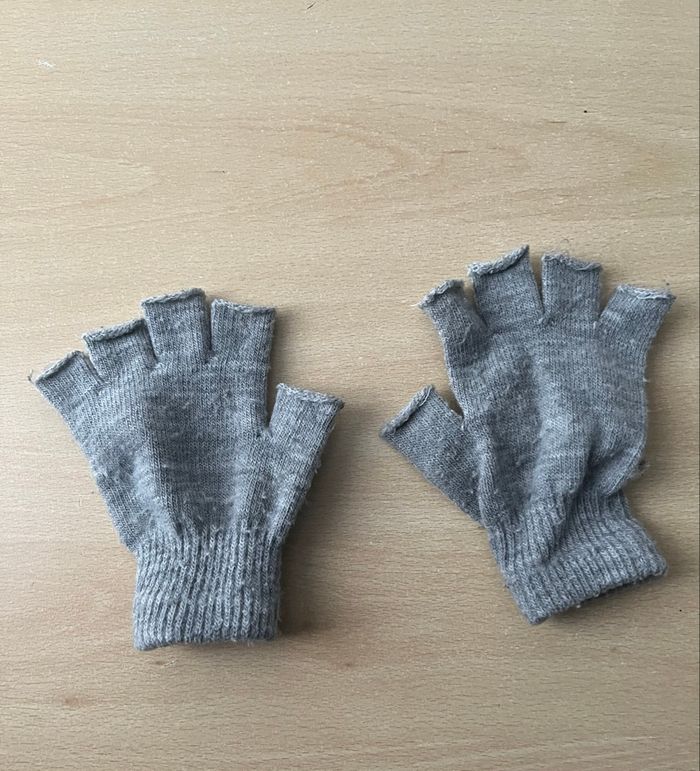 Lot de 3 mitaines - Taille Unique Enfant 13ans - Noir, Gris - photo numéro 2