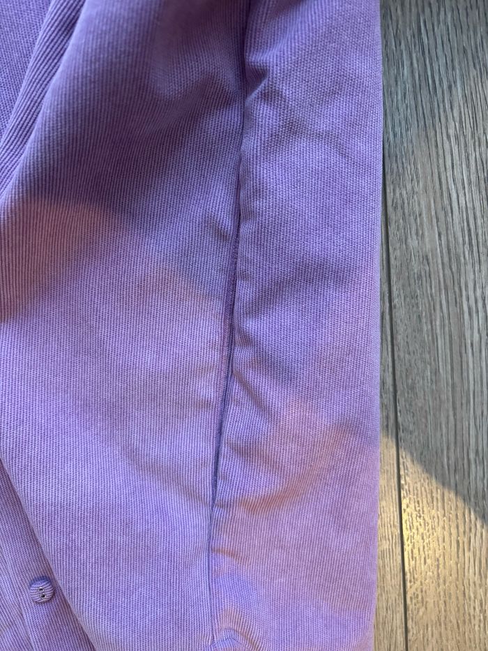 Chemise oversize velours Zara - photo numéro 4