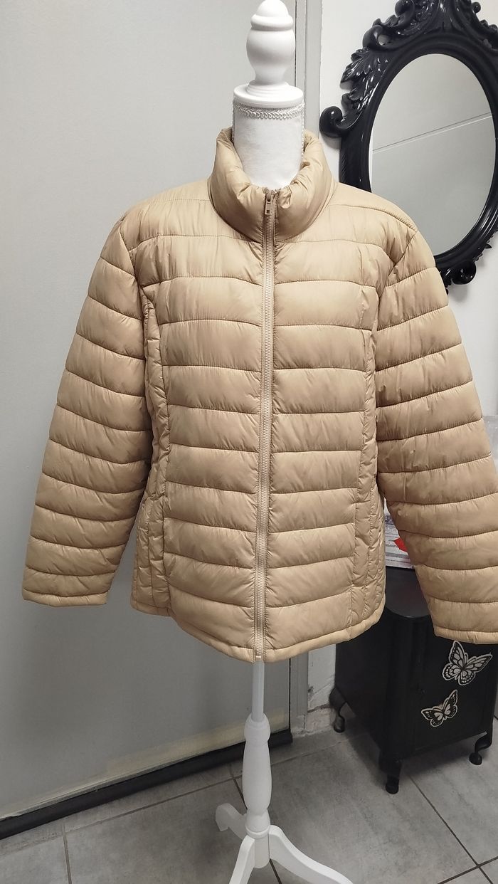 Doudoune beige Tissaia - photo numéro 3