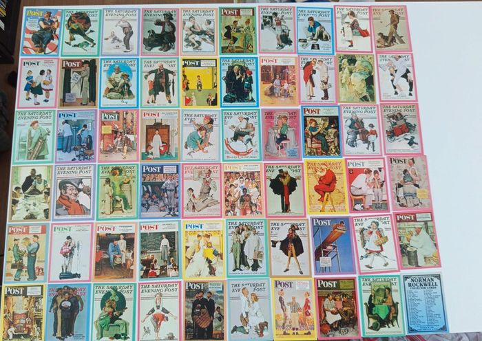 Lot cartes Norman Rockwell - photo numéro 2
