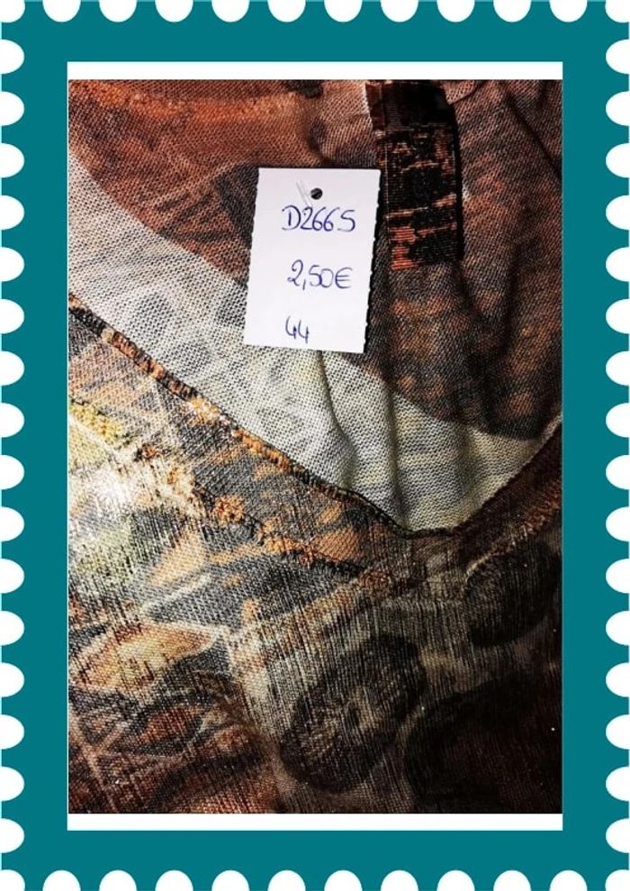 D2665 - tee-shirt femme taille 44 - photo numéro 4