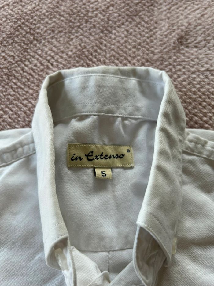 Chemise blanche in extenso 5 ans - photo numéro 5