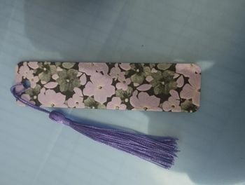 Marque page fleuri