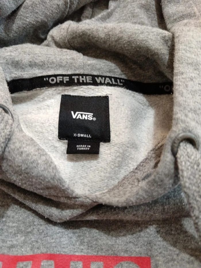 C57 sweat gris Vans XS - photo numéro 3