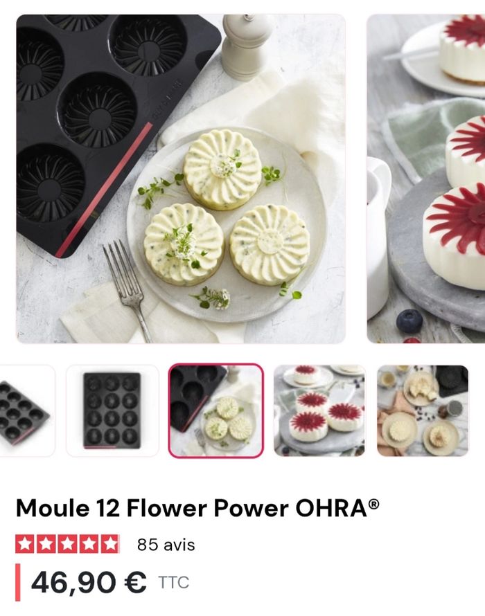 Moule flower power ohra guy demarle - photo numéro 3