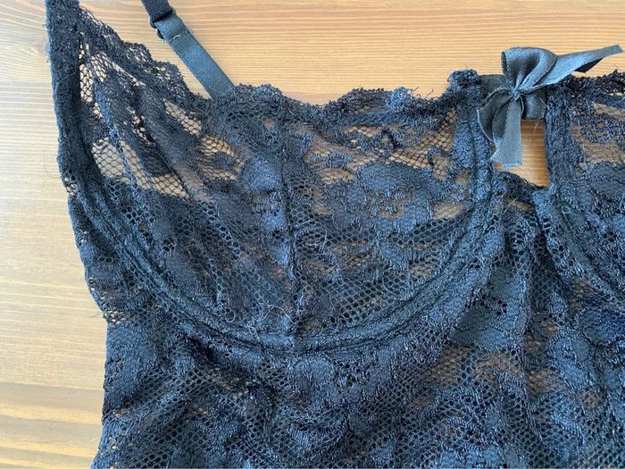 Brassière à dentelle noire S(201) - photo numéro 3