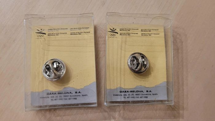 Lot Pins Jeux Olympiques Barcelona 92 Xerox Cobi logo collector - photo numéro 3