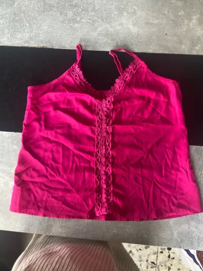Debardeur rose M - shein