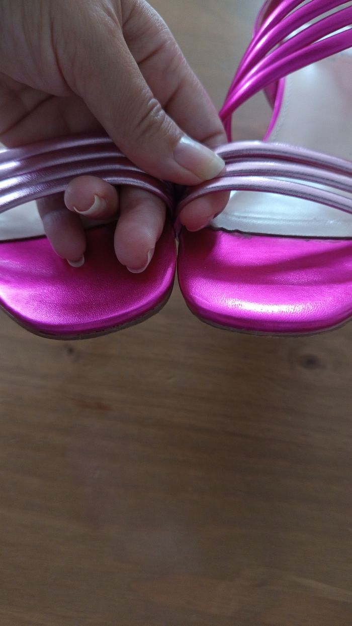 Sandales roses à talons été - photo numéro 6