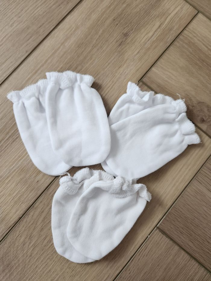 Lot de 3 moufles bébé