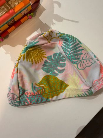 Bonnet de piscine Nabaiji fille 6/8 ans