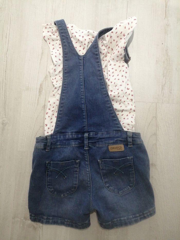 Ensemble salopette tee shirt - photo numéro 2