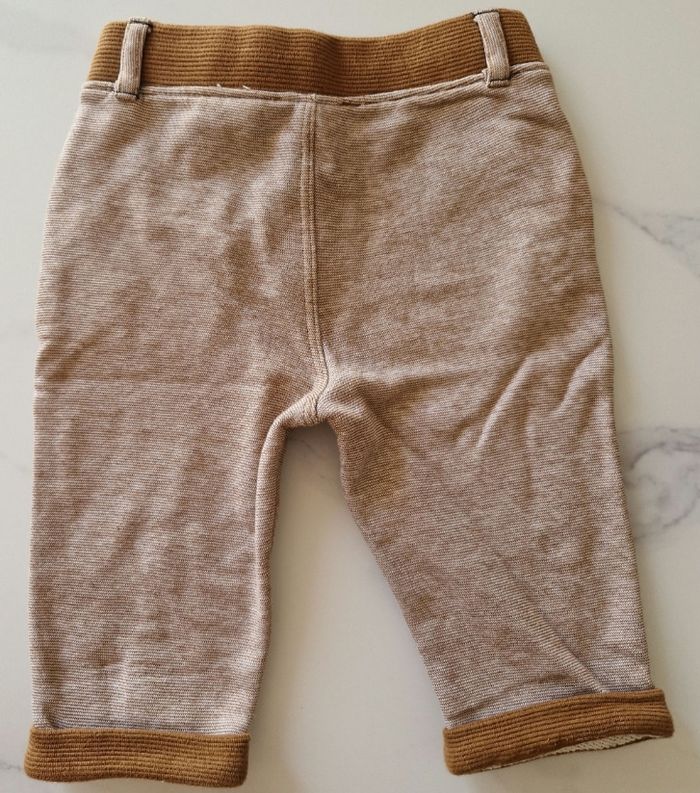 Pantalon marron Obaïbi 9 mois - photo numéro 3