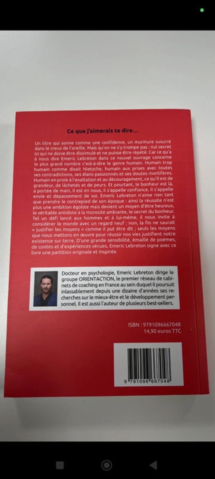 Ce que j'aimerais te dire. Ce que j'aimerais te dire encore - photo numéro 3
