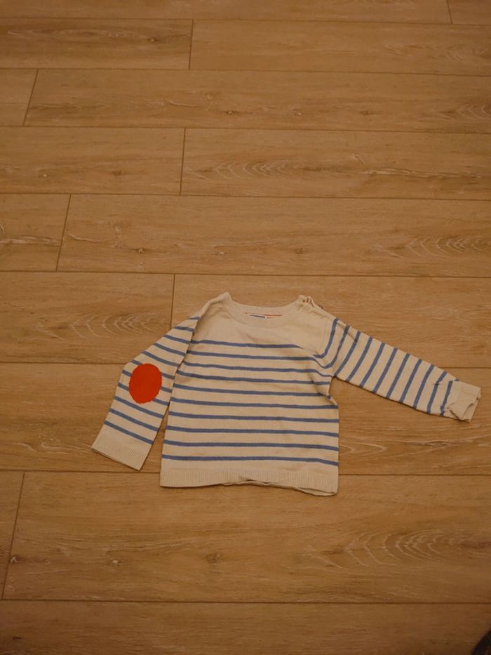 Pull léger marinière