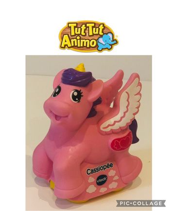 Vtech Tut Tut Animo Cassiopée la licorne ailée royaume magique angélique emma elio martin dino dinosaure tricératops animal interactif copains animaux bolides royaume enchanté rare lot SOP77