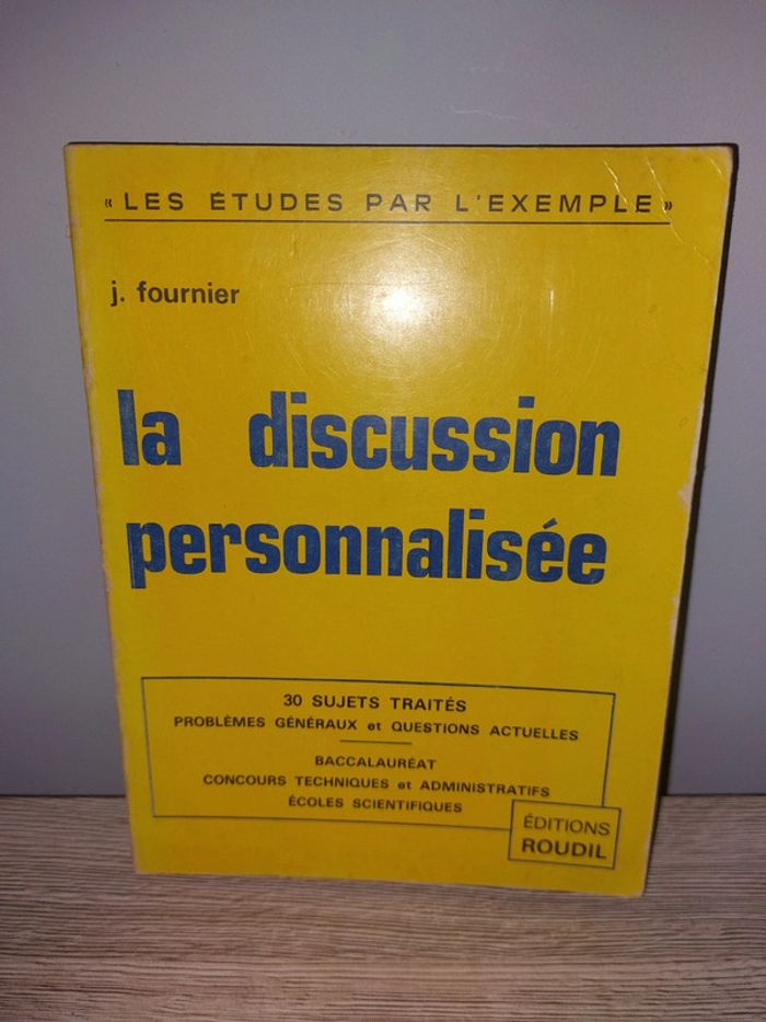 Livre la discussion personnalisée