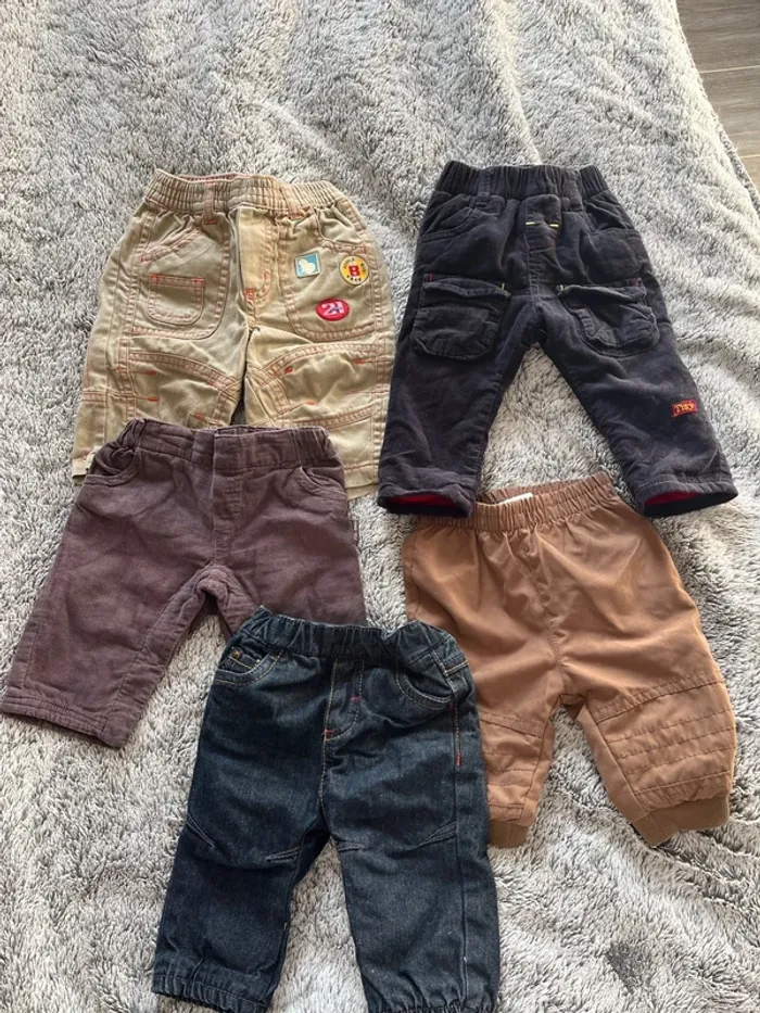 Lot pantalon bébé garçon 3 mois