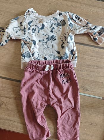 Ensemble Minnie bébé fille 9 mois