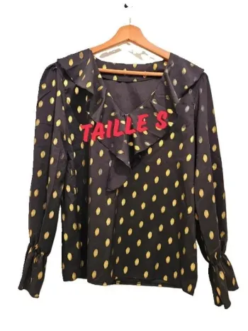 Top péplum Noir 36/S