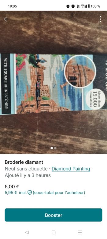 Broderie diamant 