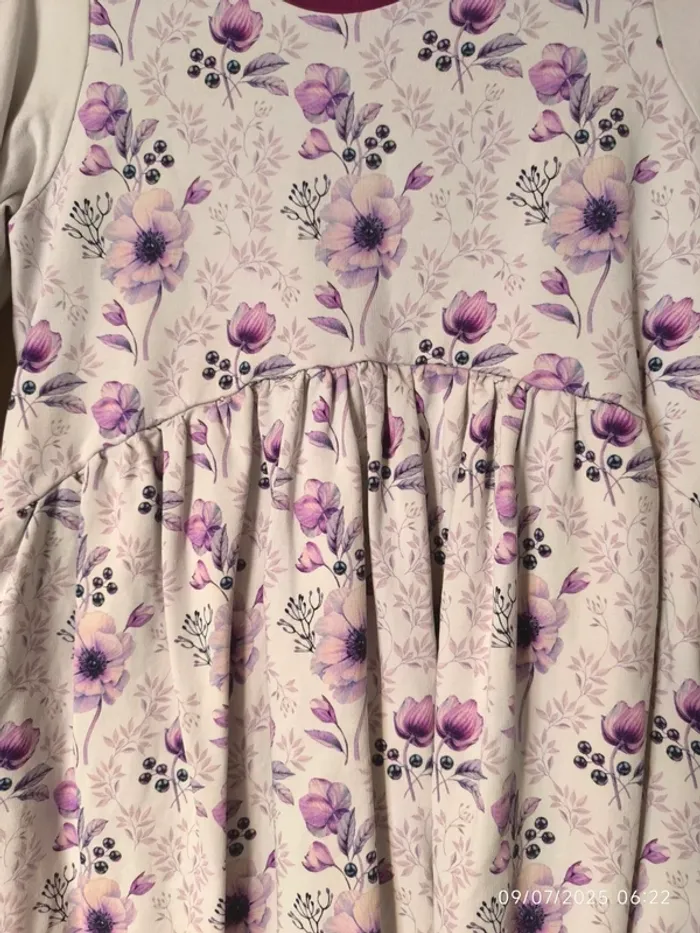 Robe rose fleuri (L - 40/42) - photo numéro 3