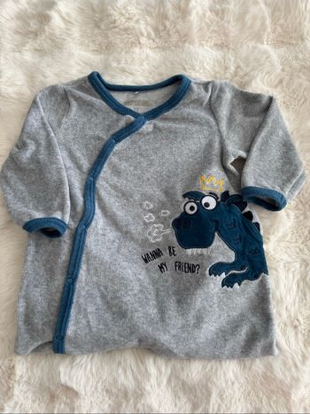 👕 pyjama une pièce - bébé garçon - hiver - orchestra 12 mois - très bon état