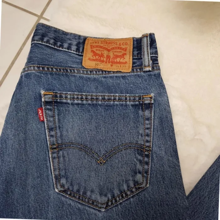 Jean Levi's 505 W34 L29 Bleu - photo numéro 5