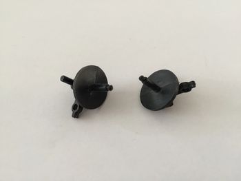 Lot x2 axes de roue avant pièce détachée miniature jaguar type E 1961 1/18 burago #A39