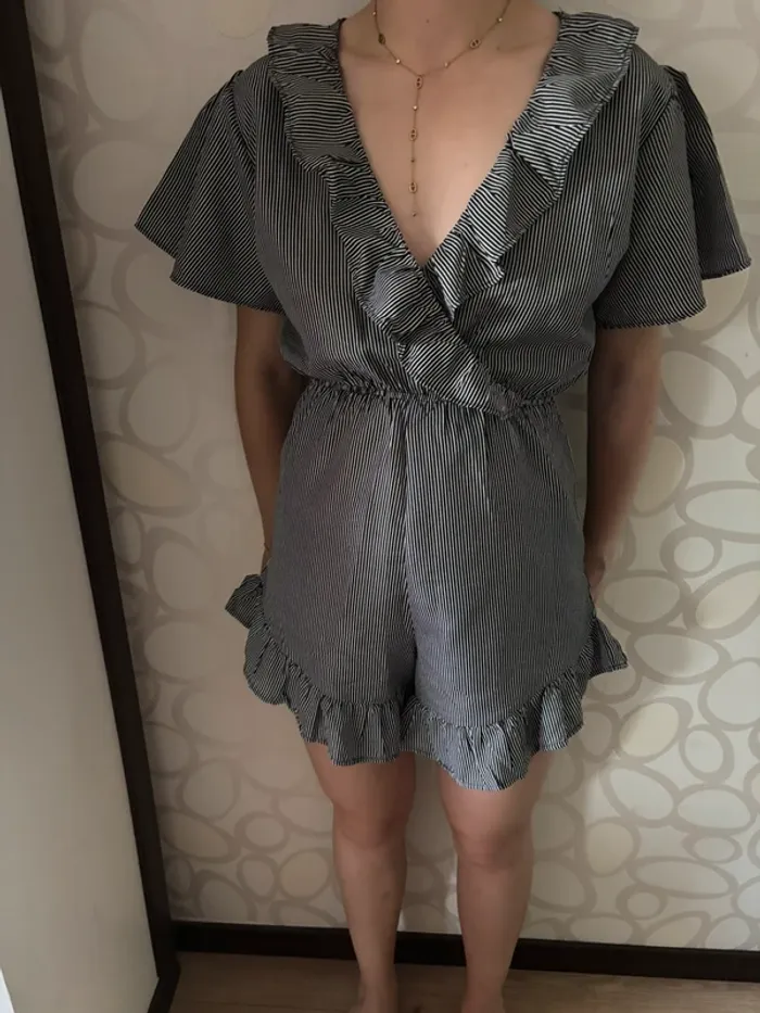 combishort à rayures NA-KD taille 38