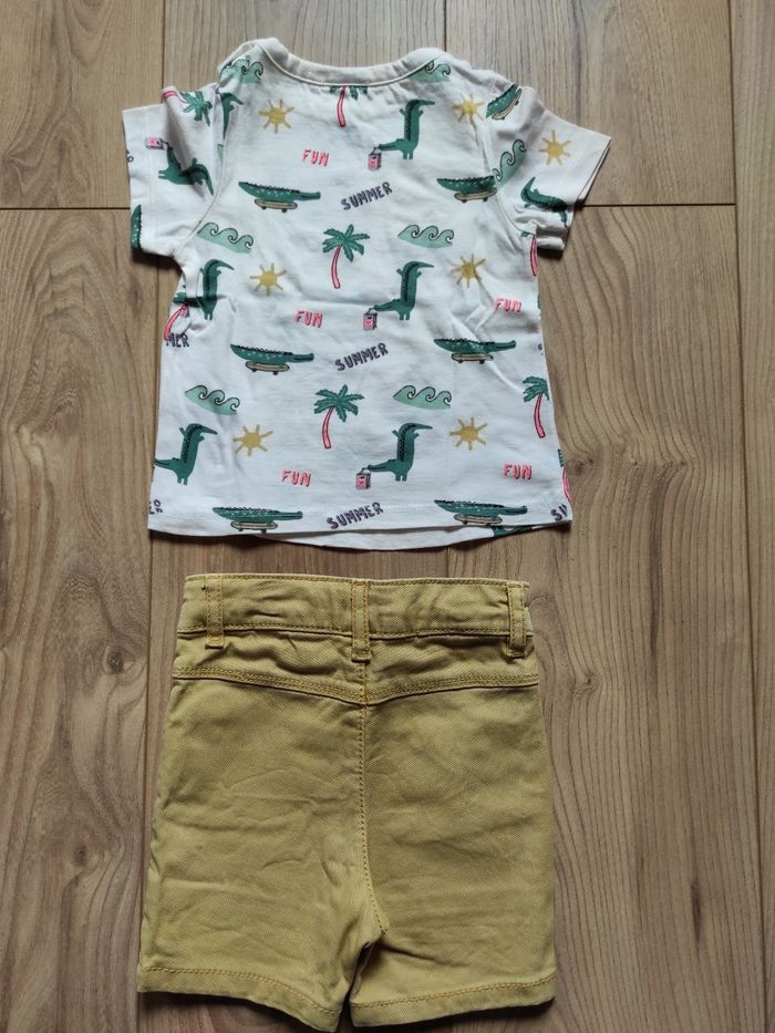 Ensemble short + t-shirt 12 mois Tape à l'oeil - photo numéro 2