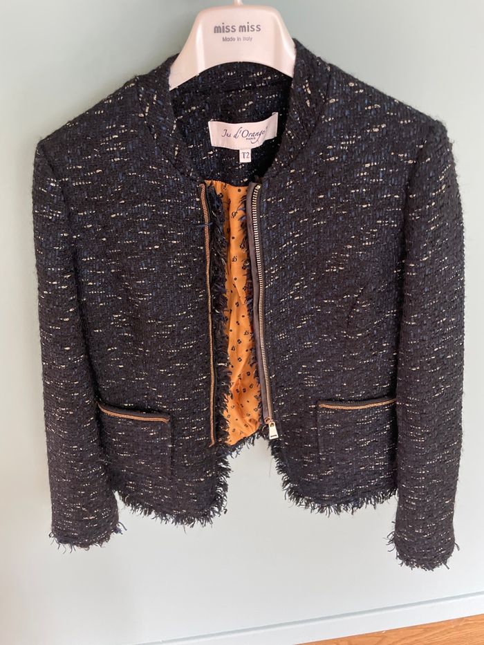 Veste, jus d’orange, taille 2