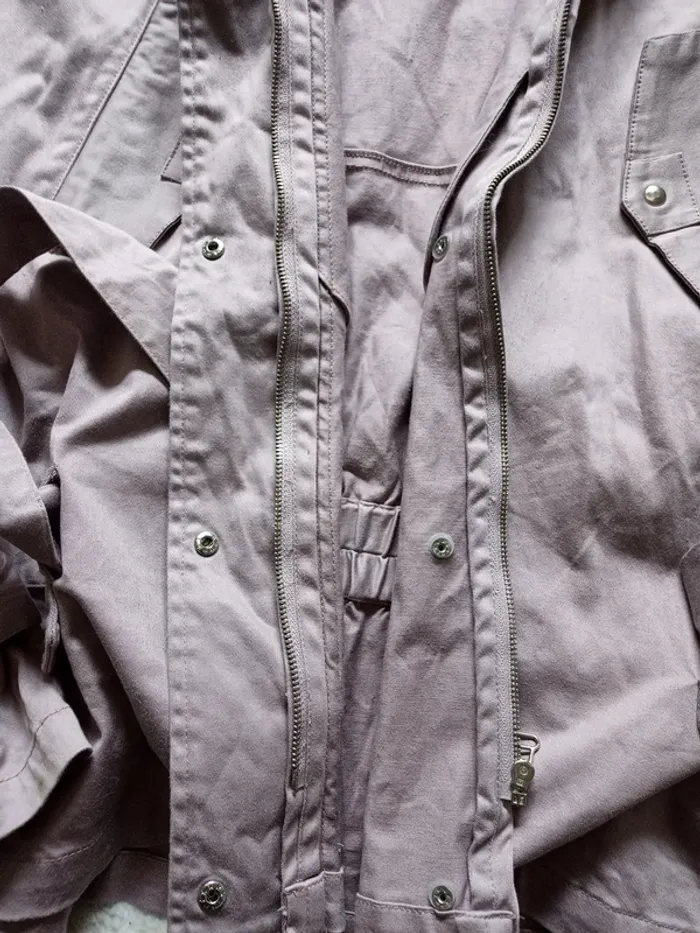 Veste trench court femme s300 - photo numéro 4
