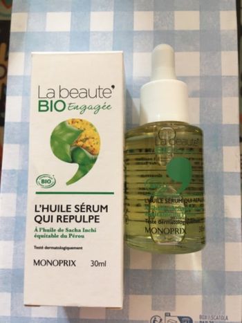 Huile sérum visage repulpante bio NEUVE avec emballage