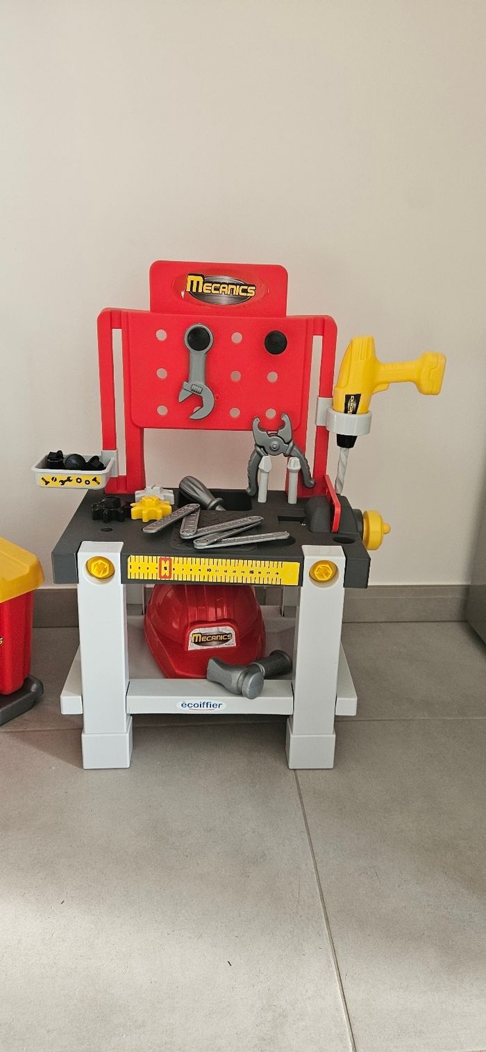 Établi mecanics ecoiffier - photo numéro 2