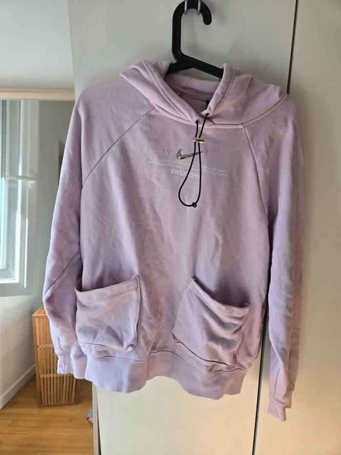 Sweat a capuche Nike rose