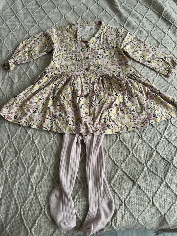 Magnifique robe floral 92 cm - photo numéro 3