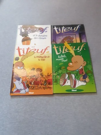 Lot de 4 livres Titeuf