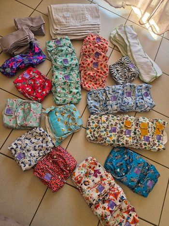 Gros lots de couches lavables bambino mio